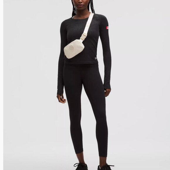 NEW Lululemon Team Canada Future Legacy Mini Belt Bag COC Logo BEECH WHITE - Picture 2 of 8